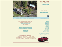 Tablet Screenshot of polsonmuseum.org